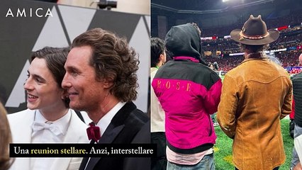 Timothée Chalamet, l'incontrò con "suo papà" Matthew McConaughey