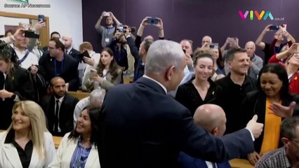 Perdana, Netanyahu Ikut Jalani Sidang Kasus Korupsi