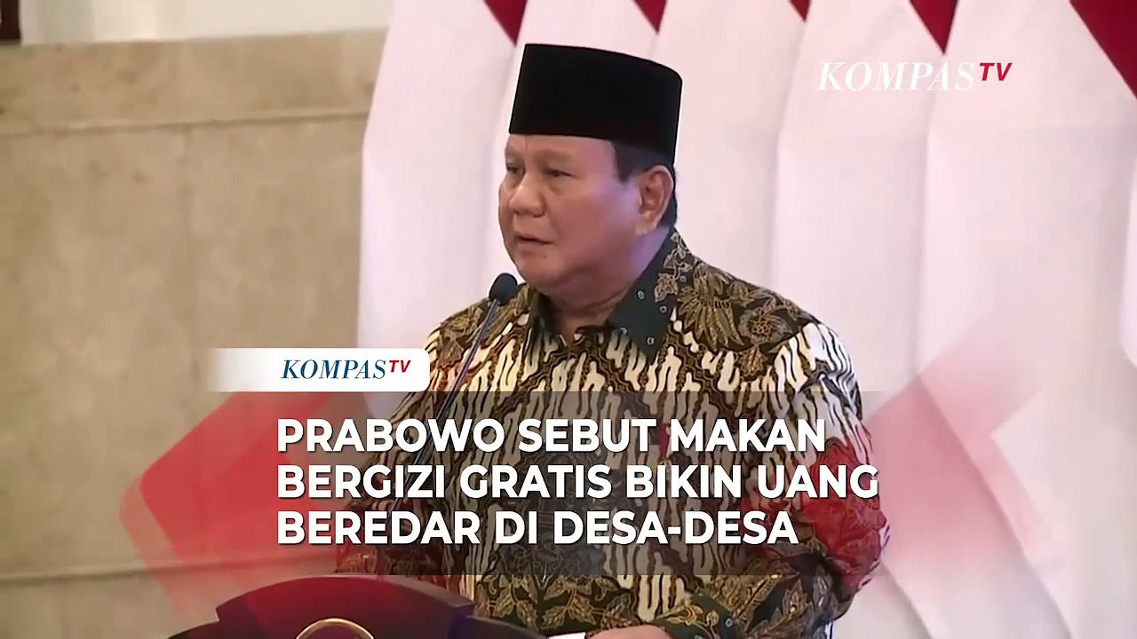 Prabowo Sebut Program Makan Bergizi Gratis Bakal Buat Uang Berputar di Desa-Desa