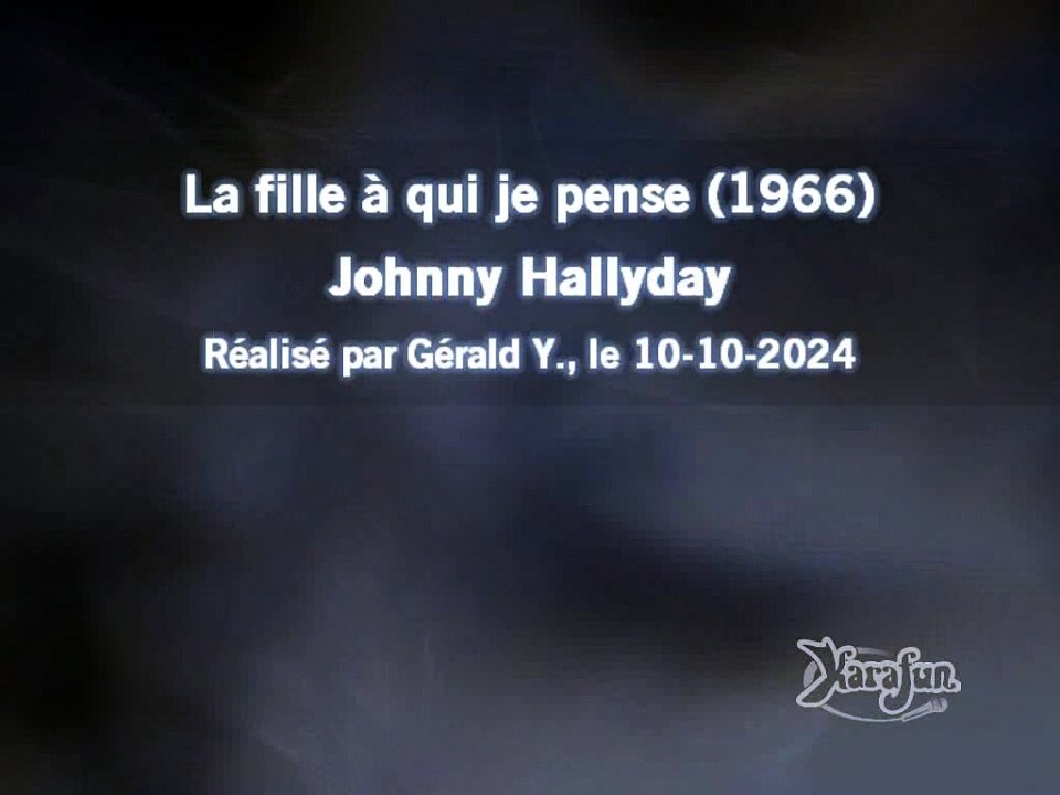 Johnny Hallyday_La fille à qui je pense (1966)