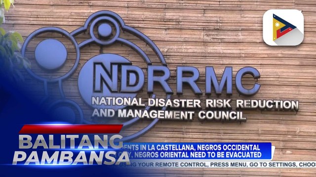 Over 50-K residents in La Castellana, Negros Occidental and Canlaon City, Negros Oriental need to be evacuated