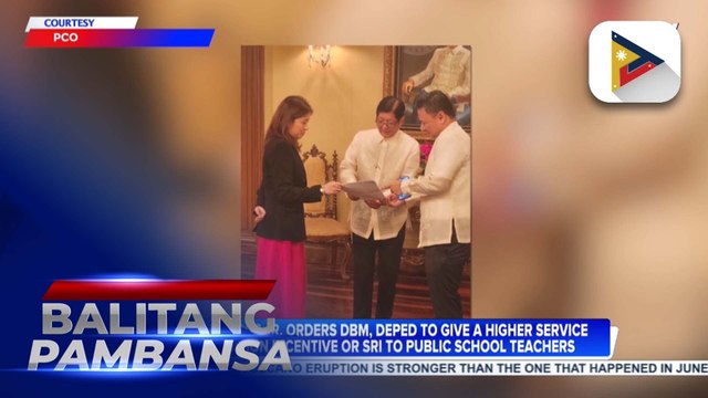 PBBM orders DBM, DepEd to give a higher service recognition incentive or SRI to public school teachers