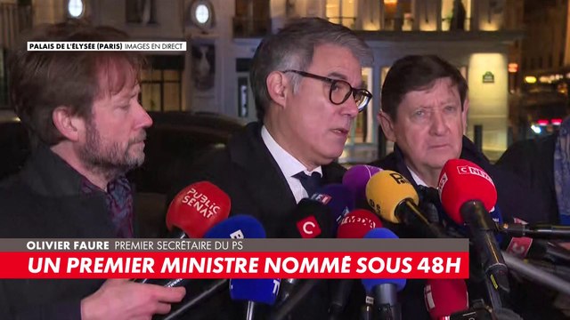 Olivier Faure : «Nous avons rappelé que nous étions partisans d'un gouvernement de gauche»