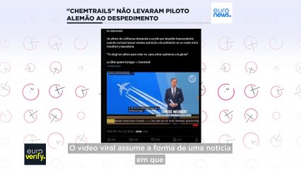 Vídeo de piloto alemão despedido por se recusar a pulverizar "chemtrails" é satírico