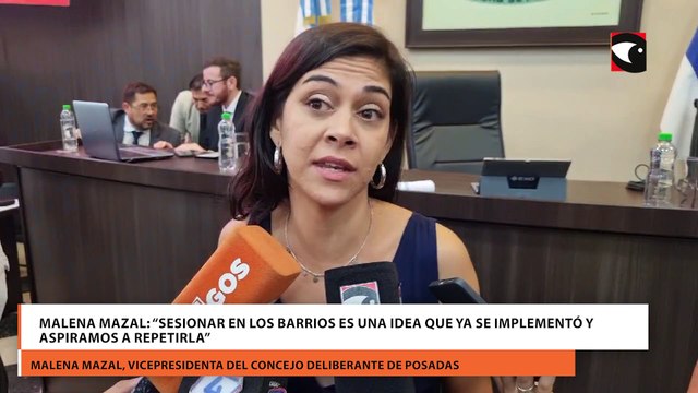 Malena Mazal: “Sesionar en los barrios es una idea que ya se implementó y aspiramos a repetirla”