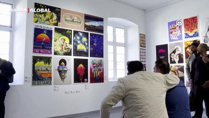 Bağdat'ta, Gazze halkıyla dayanışma amaçlı resim sergisi