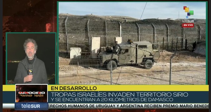 Ejército israelí toma cercanías de Damasco