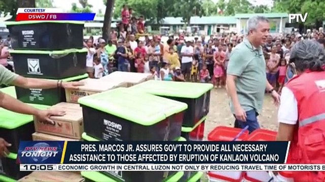 PBBM assures gov’t to provide all necessary assistance to those affected by eruption of #Kanlaon Volcano