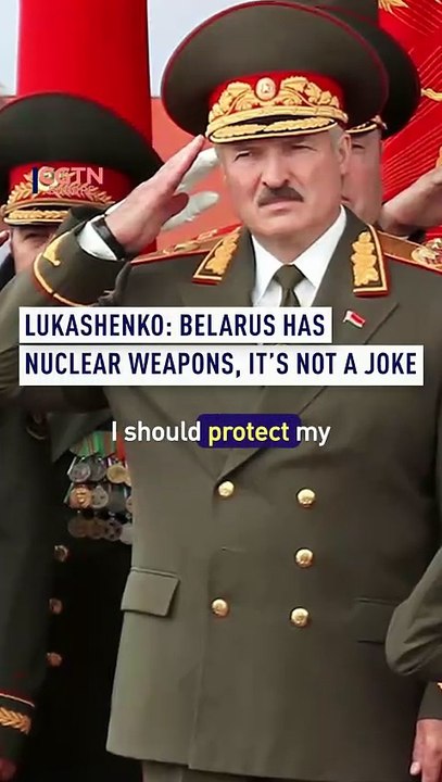 Lukashenko: Belarus has nuclear weapons, it’s not a joke