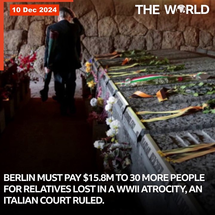 Germany to pay compensation in Italy for World War II Massacre