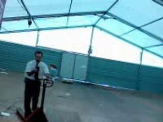 Course de tire-palettes Géant Casino