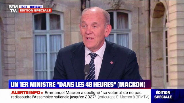 Consultations à l'Élysée: Depuis le début, ce sont les socialistes qui ont la clé , estime Daniel Fasquelle (LR)