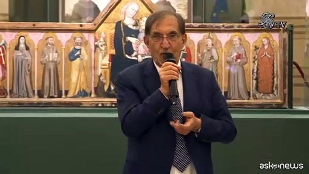 La Russa inaugura la mostra "San Francesco, tra Cimabue e Perugino"