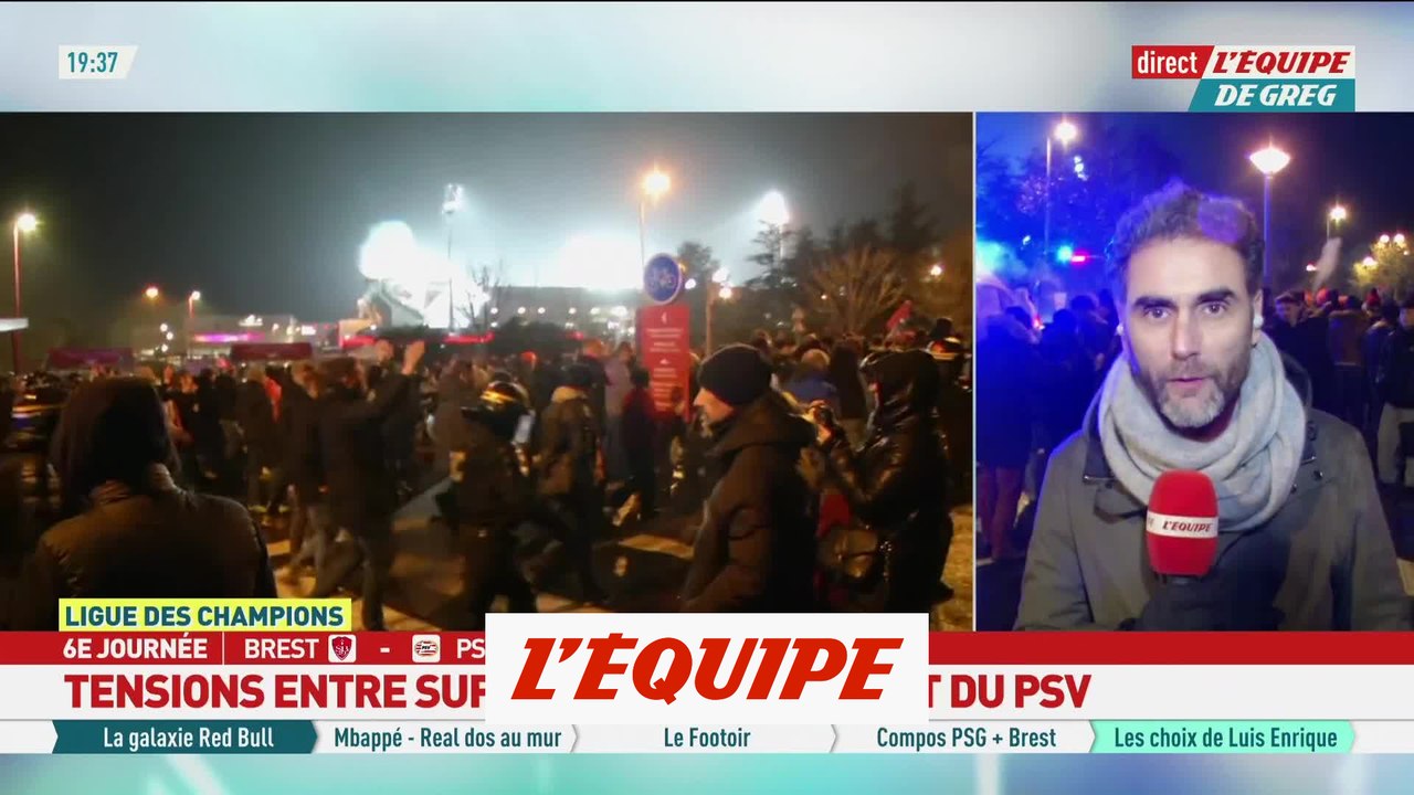 Tensions entre supporters de Brest et du PSV Eindhoven - Foot - C1