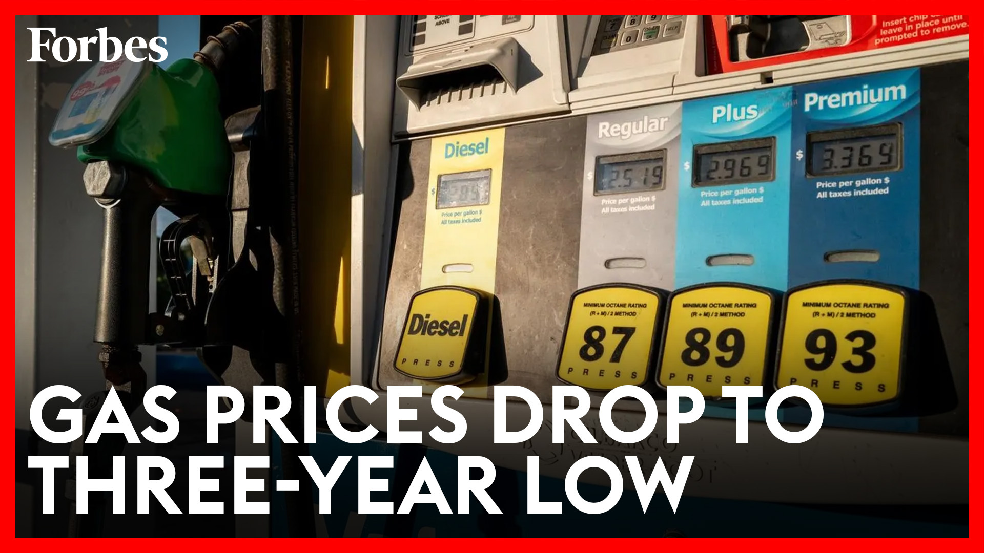 Gas prices reach lowest level in three years just in time for holiday travel