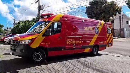 Homem cai do telhado e fica ferido na Avenida Toledo