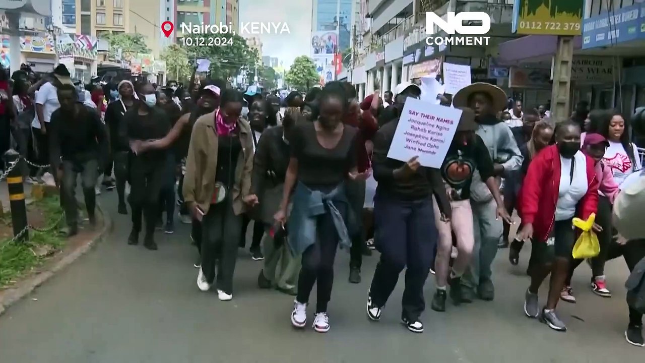 Demonstration gegen femizide in kenia