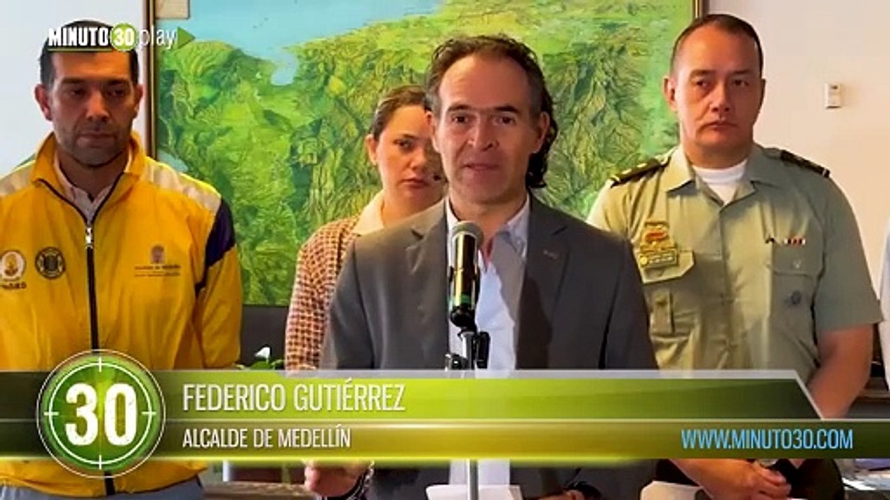 "La falta de cultura de unos pocos, termina afectando la tranquilidad de muchos": Federico Gutiérrez presentó balance de los primeros días de diciembre