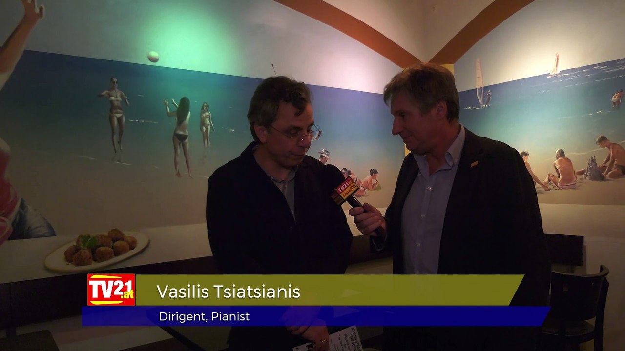 Talk - Vasilis Tsiatsianis ber Welcome concert for New Year 2025 im Wr Musikverein