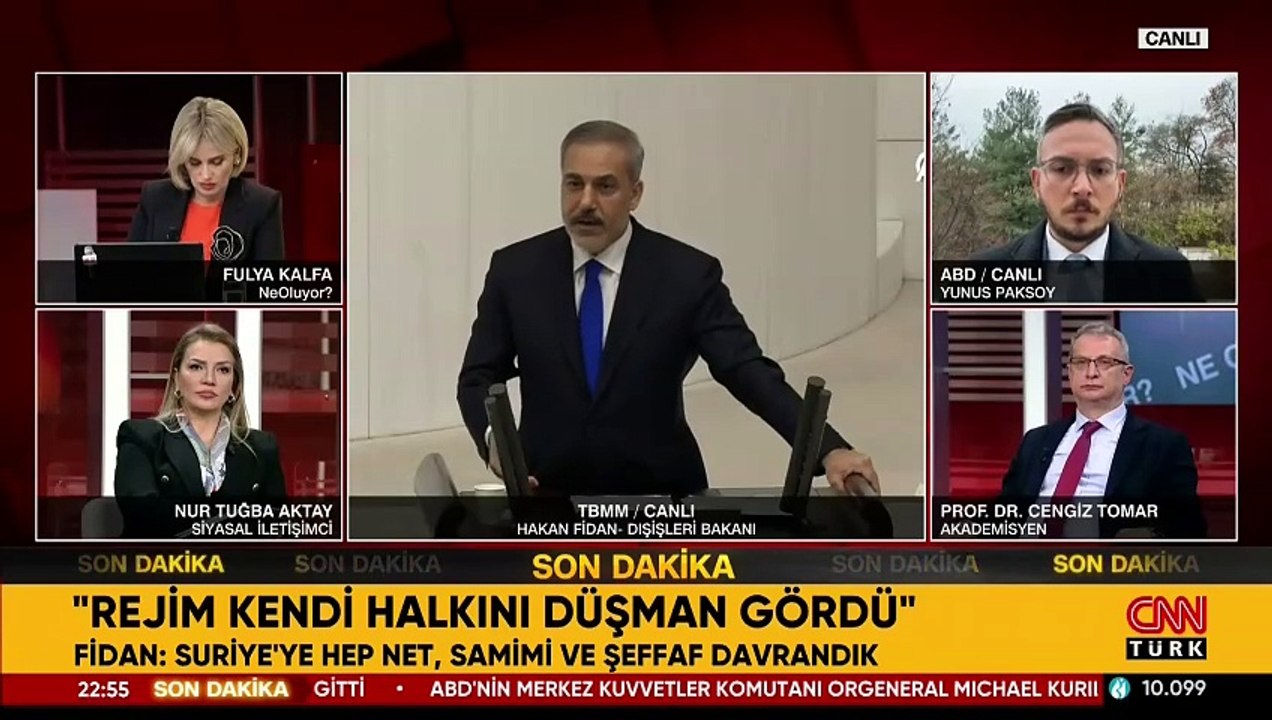 SON DAKİKA HABERİ: Dışişleri Bakanı Hakan Fidan: Suriye'yi yakından takip ediyoruz