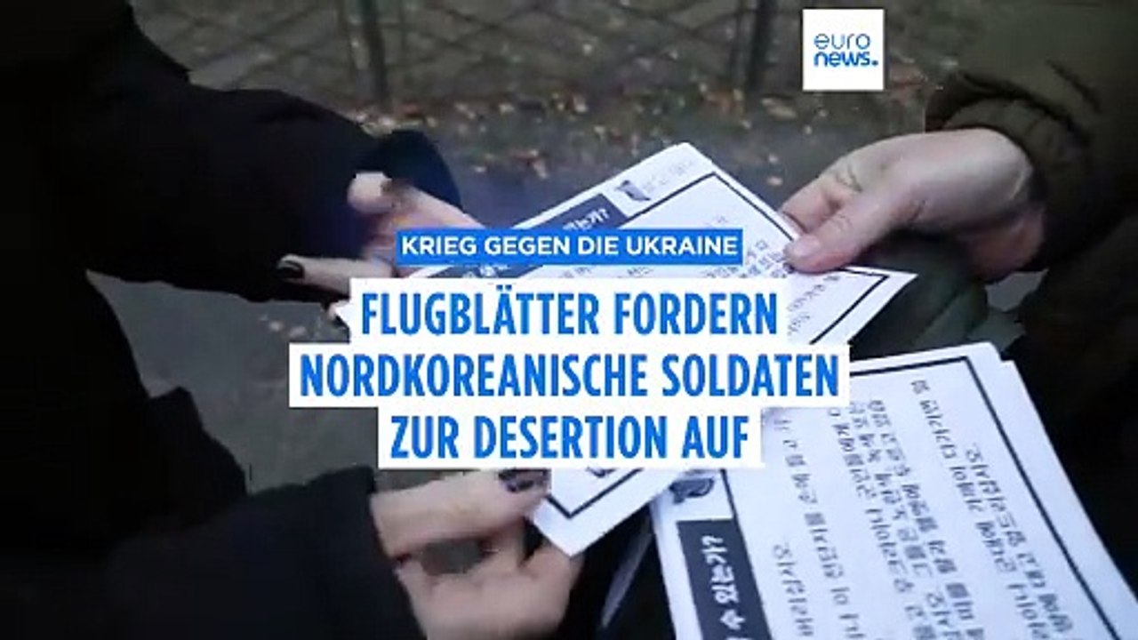 Ukraine will nordkoreanische Soldaten zur Desertion bewegen