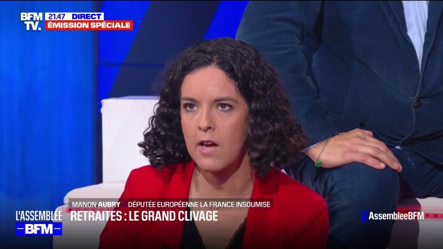 Réforme des retraites: Manon Aubry (LFI) dénonce le comportement d'un camp macroniste retranché à l'Élysée qui bloque la démocratie