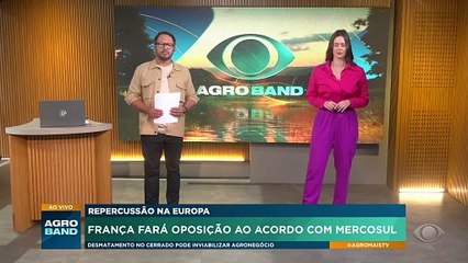 França fará oposição ao acordo com Mercosul