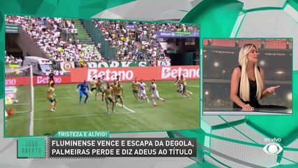 Fluminense vence o Palmeiras e escapa do rebaixamento; Abel detona atuação do Verdão