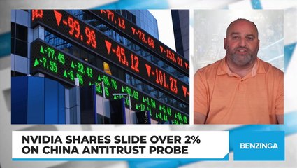Nvidia Shares Slide Over 2% On China Antitrust Probe