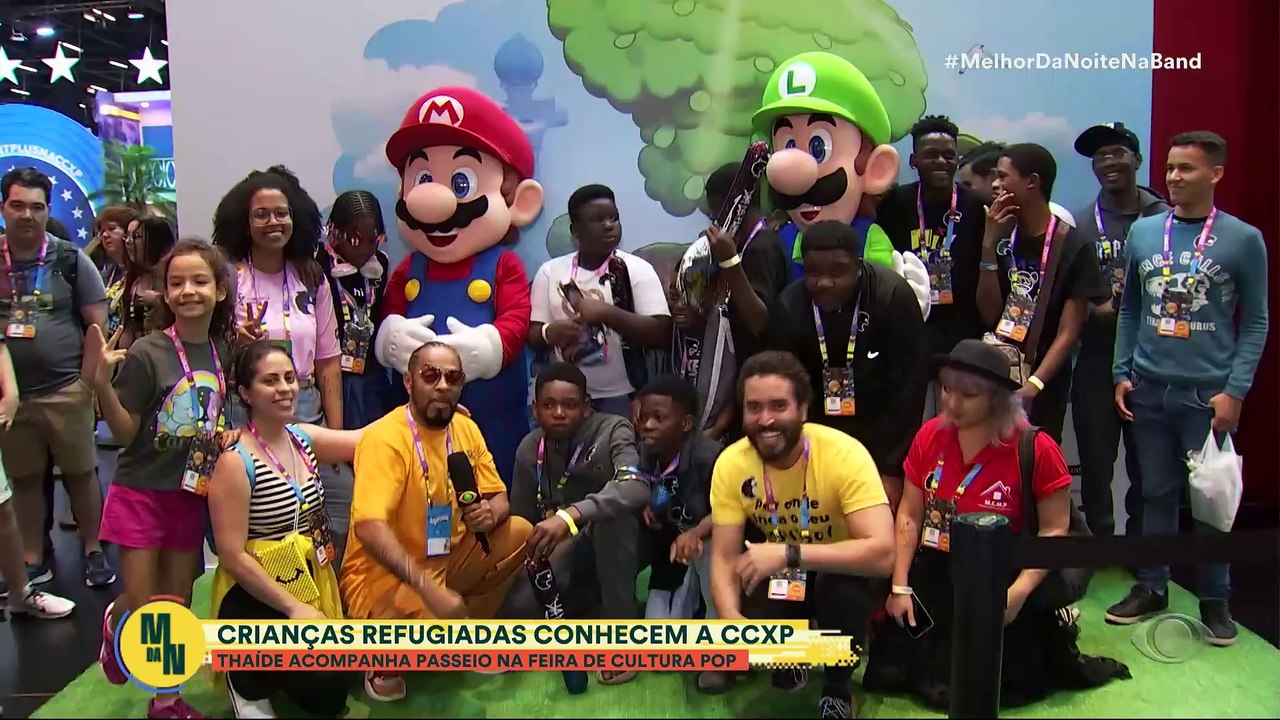 Realizando sonhos na CCXP: projeto leva crianças refugiadas pra conhecer a feira | Melhor da Noite