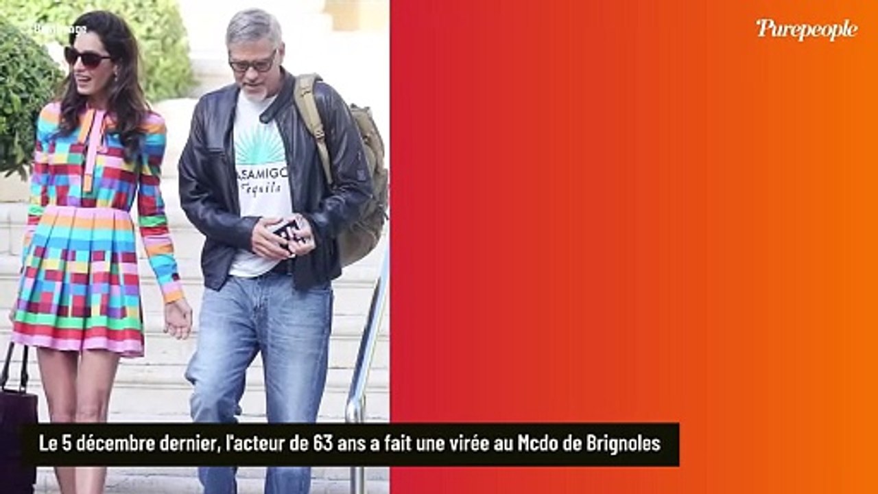 Un mois de décembre difficile pour George Clooney ? La présence de l'acteur dans un fast-food de Brignoles fait parler