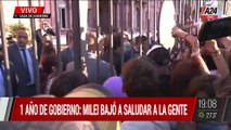 🔴1 AÑO DE GOBIERNO: MILEI BAJÓ A SALUDARR A LA GENTE