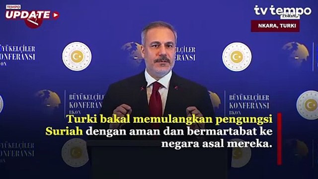 Turki akan Bantu Warga Suriah yang Mengungsi Kembali dengan Bermartabat