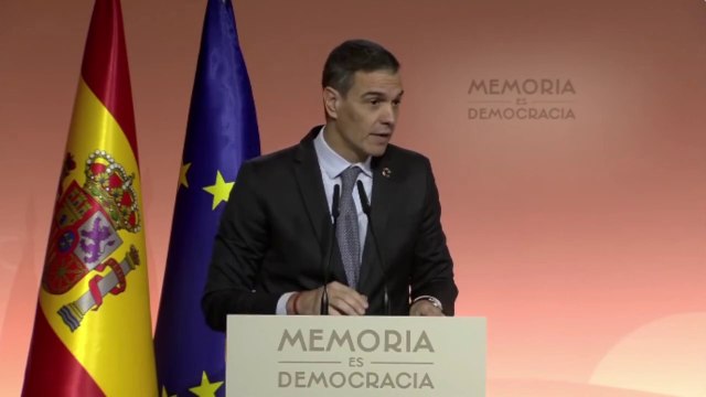 Sánchez anuncia un centenar de actos en 2025 por los 50 años de la muerte de Franco