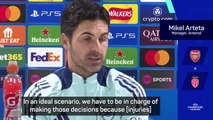 Arteta 'accepting the challenge' of managing extensive injury list