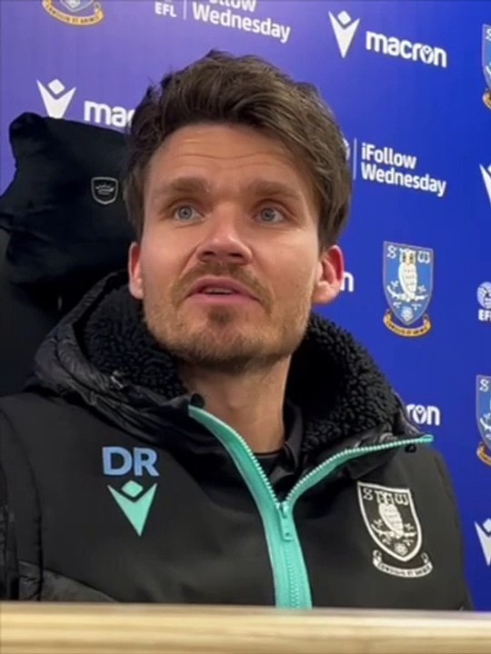 Danny Röhl reacts to Sheffield Wednesday's defeat to Blackburn Rovers