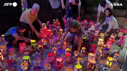 Colombia, la "Notte delle Candele" a Medelli'n segna l'inizio del periodo natalizio