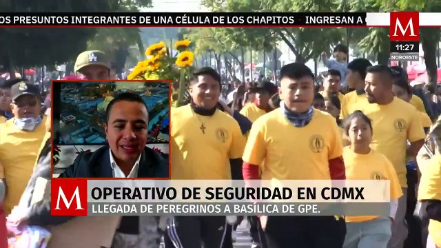 Implementan operativo de seguridad para recibir a peregrinos en CdMx; vigilan extorsiones