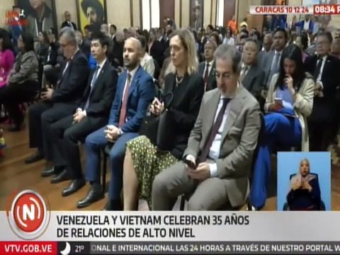 Venezuela y Vietnam celebran 35 años de relaciones bilaterales