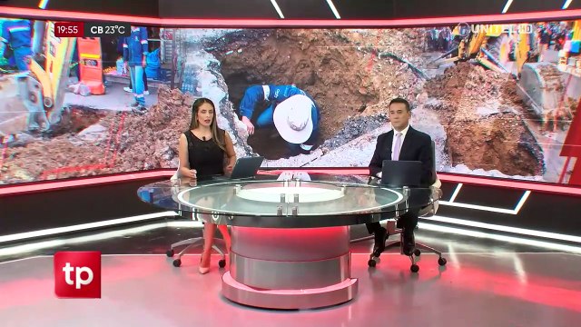 En pleno mercado de Cochabamba, transeúntes cayeron a un hueco de más de un metro y medio de profundidad