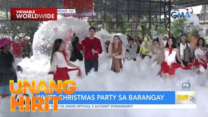 Christmas Snow-presa sa Quezon City! | Unang Hirit