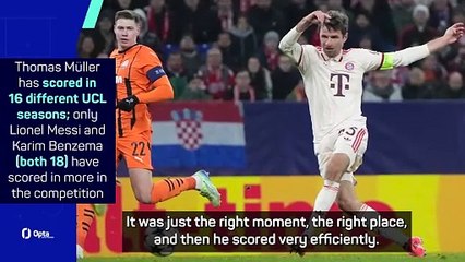 Muller continues to show his importance to Bayern - Kompany