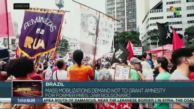 Brazil: Mass mobilizations demand not to grant amnesty for former pres. Jair Bolsonaro