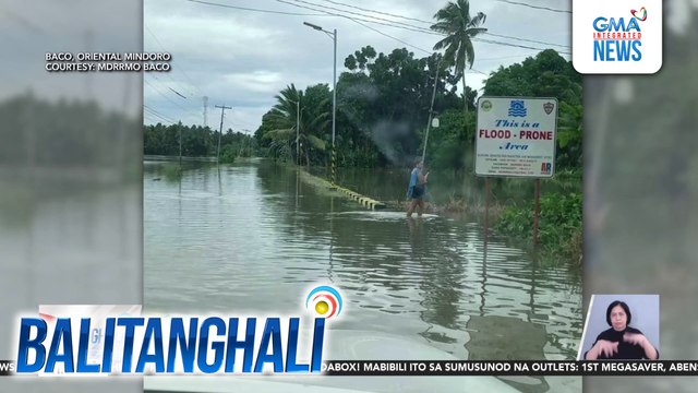 Ilang barangay, hindi madaanan dahil sa pagbahang dulot ng ulang dala ng ITCZ at shear line | Balitanghali
