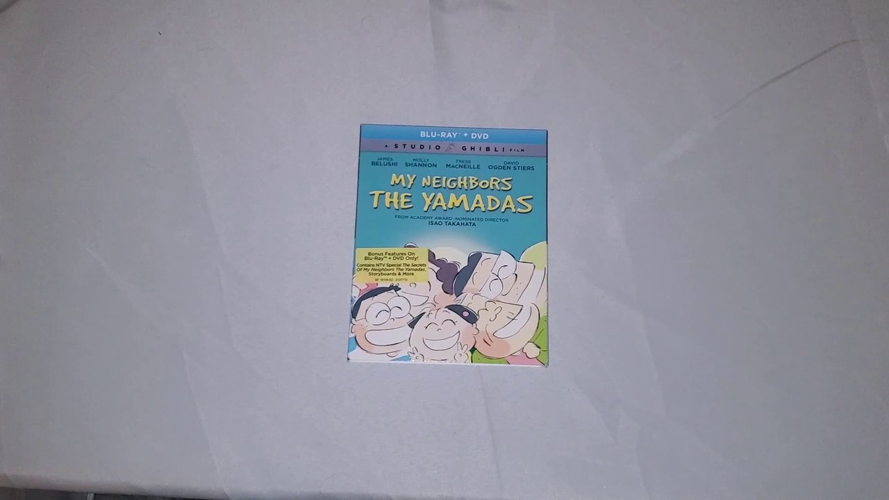 My Neighbors the Yamadas Blu-Ray/DVD Unboxing
