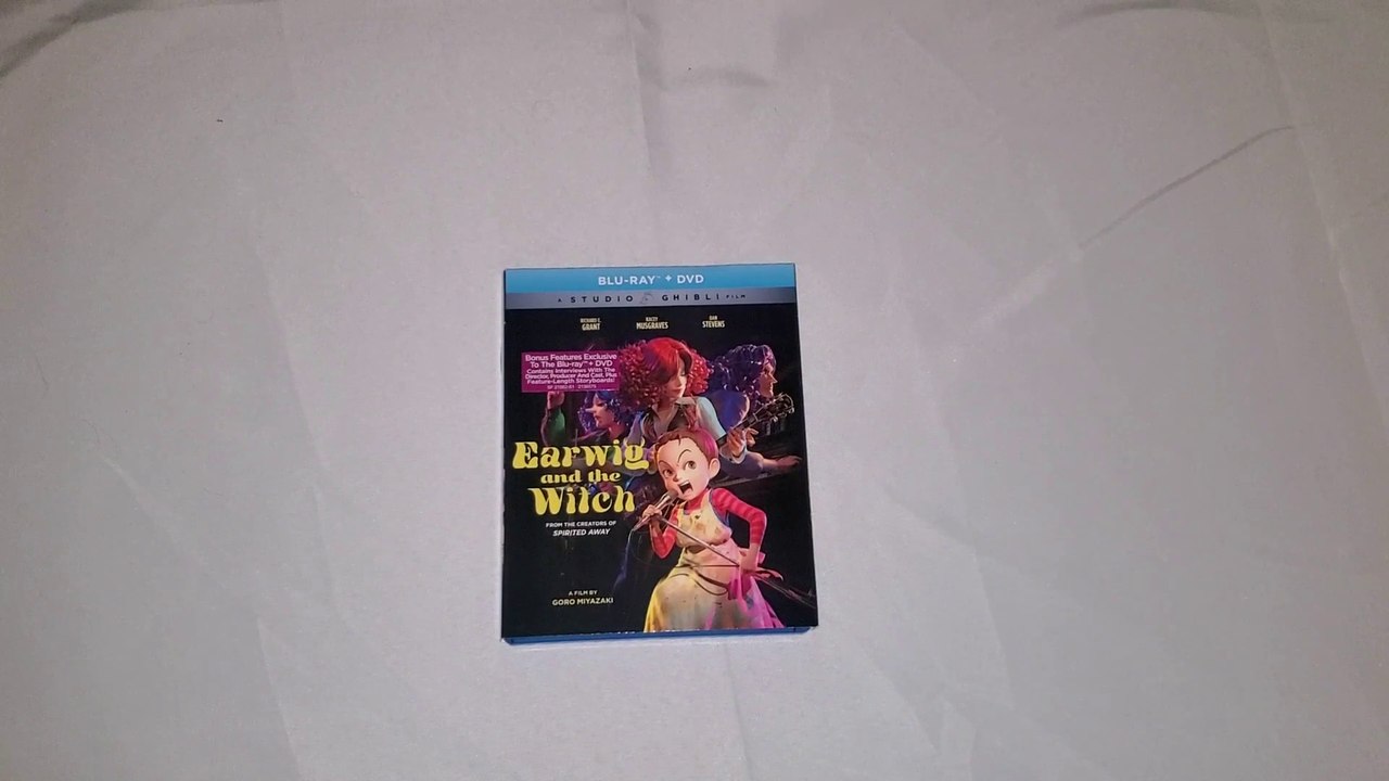 Earwig & the Witch Blu-Ray/DVD Unboxing
