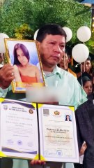 Emotivo homenaje a victima de feminicidio