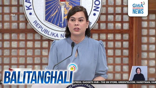 VP Sara Duterte, hindi uli humarap sa NBI kaugnay sa imbestigasyon sa mga pahayag niya laban kina PBBM, First Lady Liza Araneta-Marcos at House Speaker Romualdez | Balitanghali