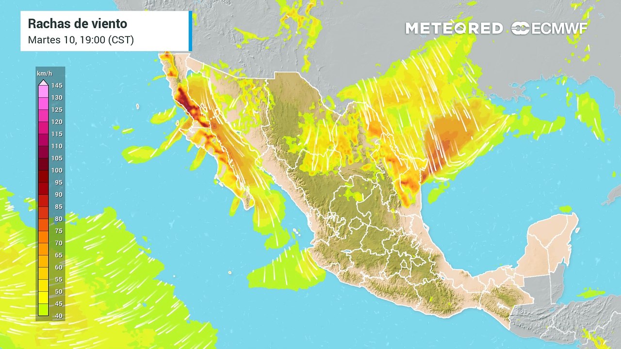 Lluvias y viento