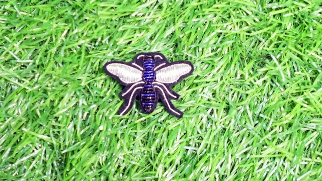 Bullion Brooch, Hand Embroidery Bullion Brooches, Fashion Bullion Wire Brooches